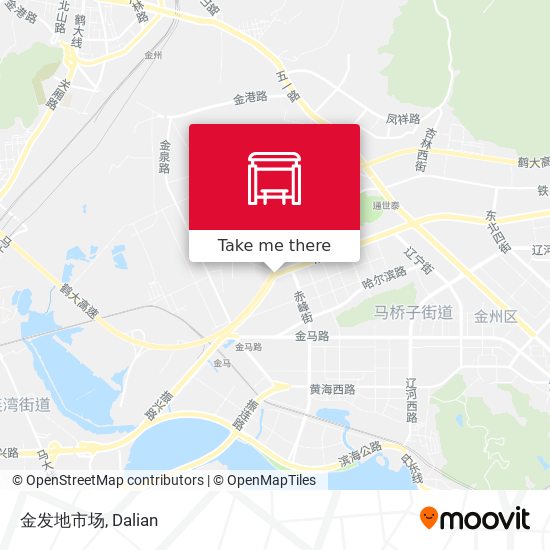 金发地市场 map