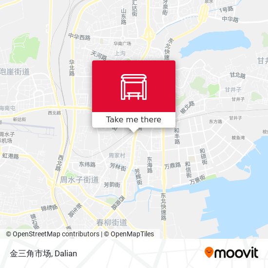金三角市场 map