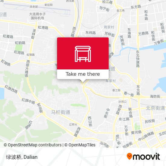 绿波桥 map