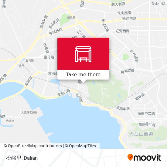 松峪里 map