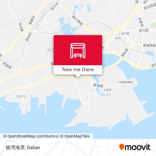 丽湾海景 map