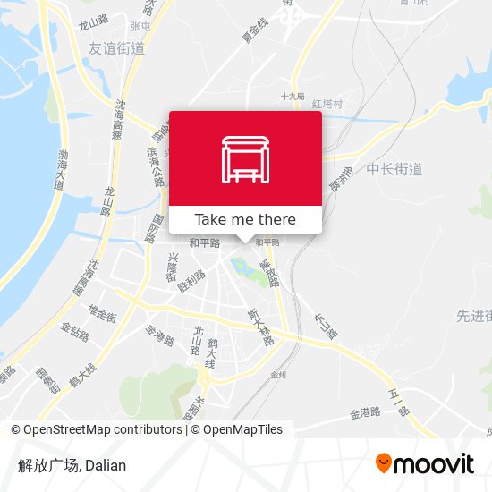 解放广场 map