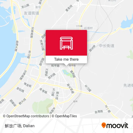 解放广场 map