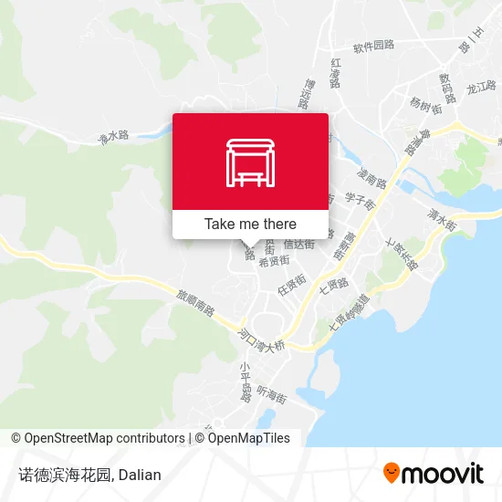 诺德滨海花园 map