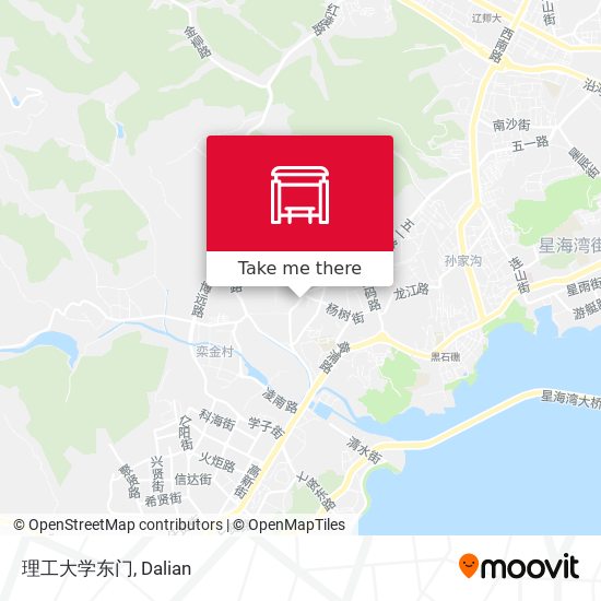 理工大学东门 map