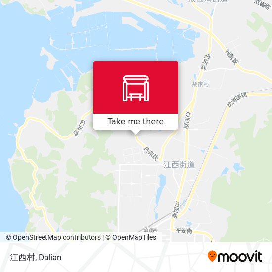 江西村 map