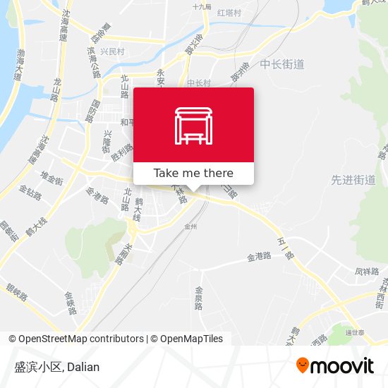 盛滨小区 map