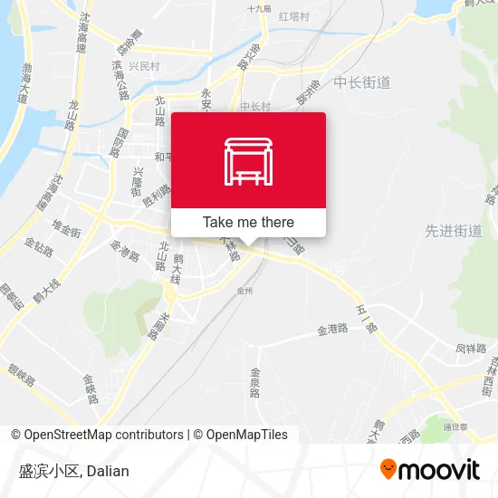 盛滨小区 map