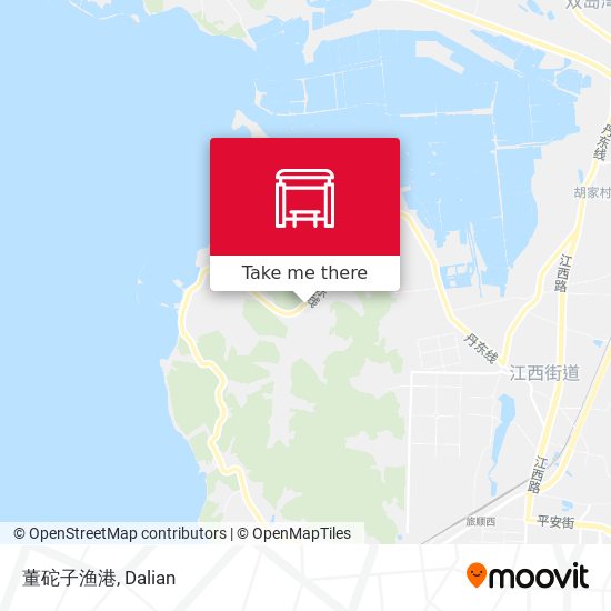 董砣子渔港 map