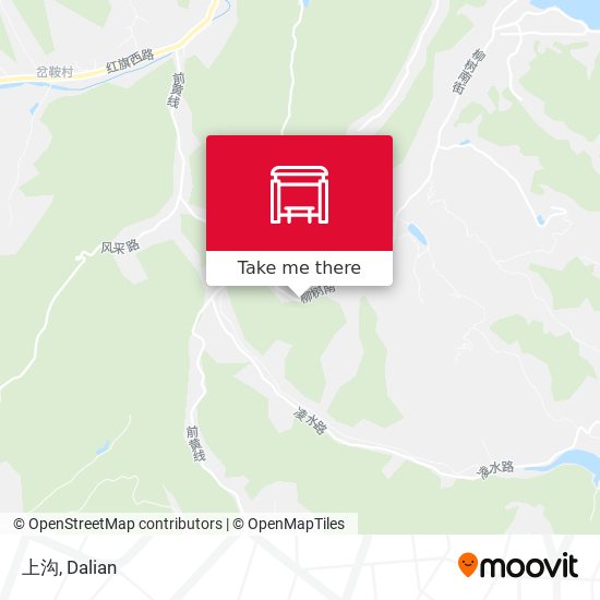 上沟 map
