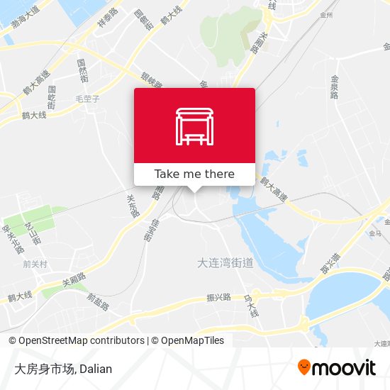 大房身市场 map