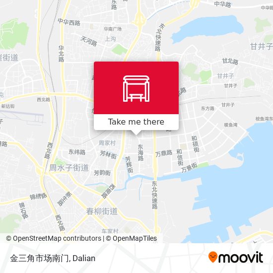 金三角市场南门 map