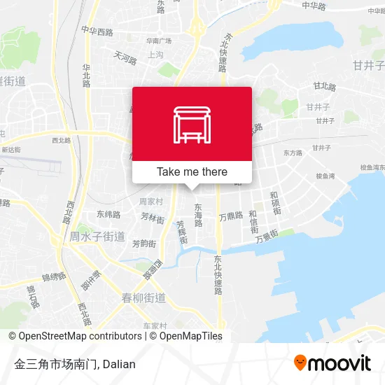金三角市场南门 map