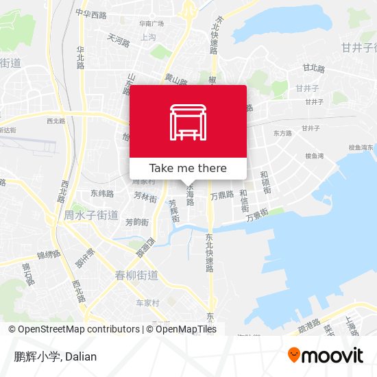 鹏辉小学 map