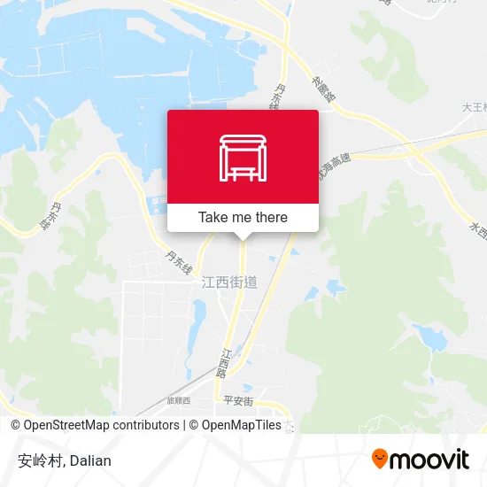 安岭村 map