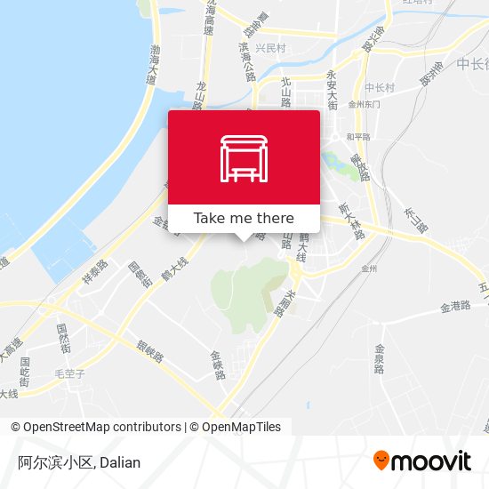 阿尔滨小区 map
