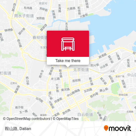 鞍山路 map