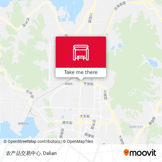农产品交易中心 map