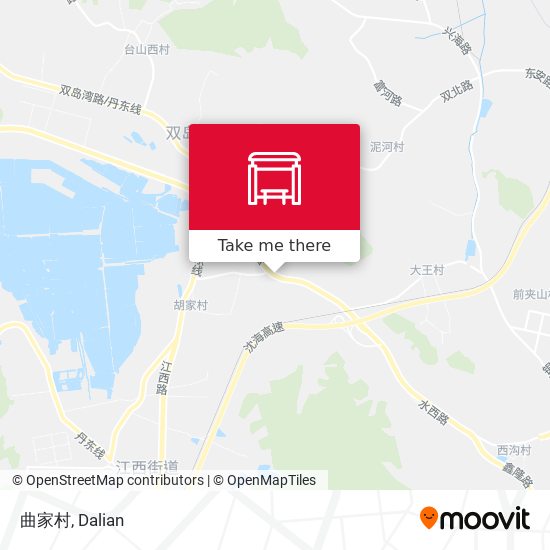 曲家村 map