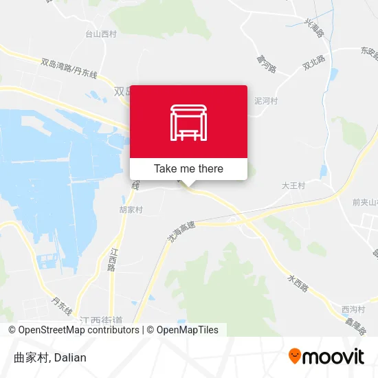 曲家村 map