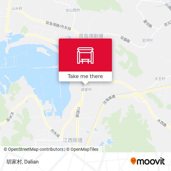 胡家村 map
