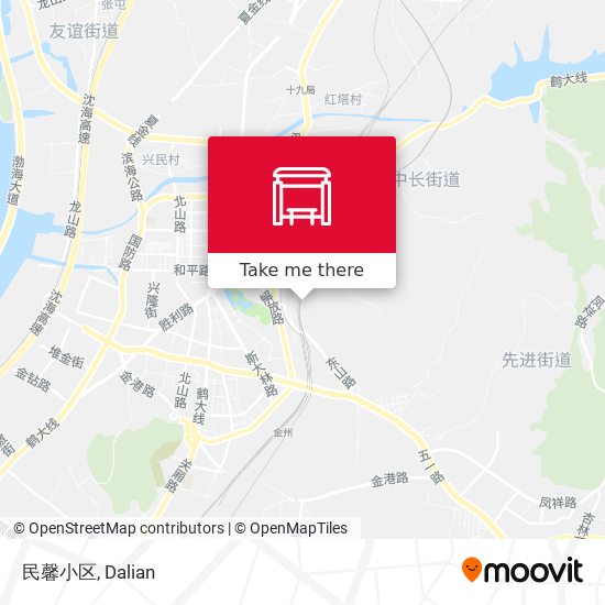 民馨小区 map