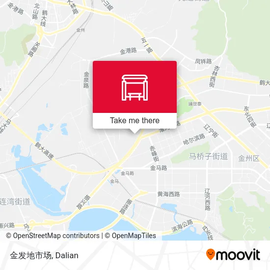 金发地市场 map