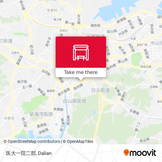 医大一院二部 map