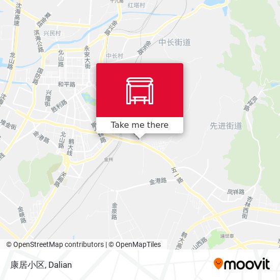 康居小区 map