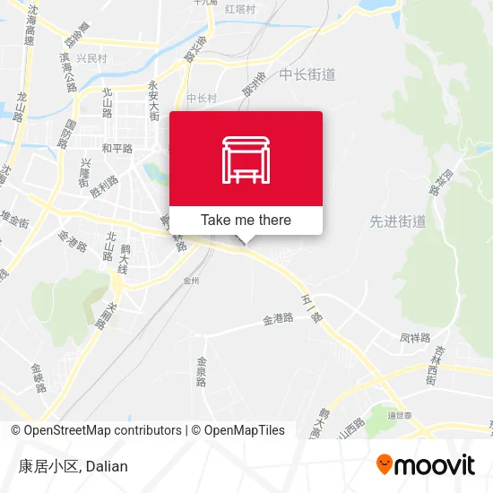 康居小区 map
