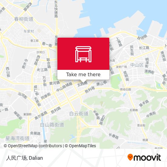 人民广场 map