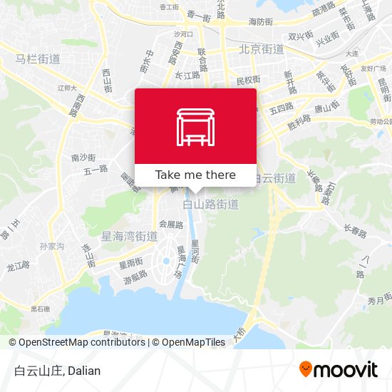白云山庄 map