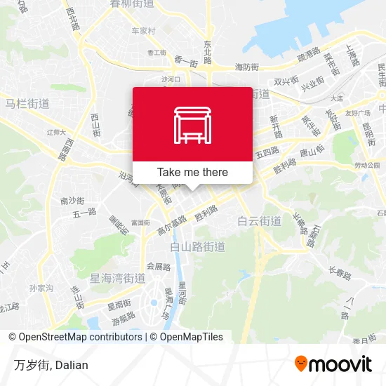 万岁街 map
