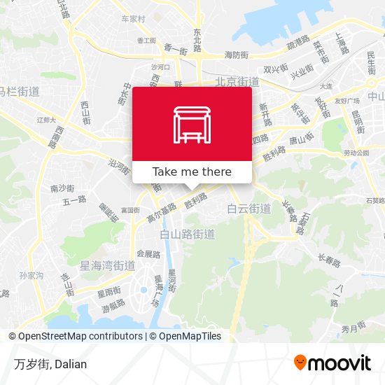 万岁街 map