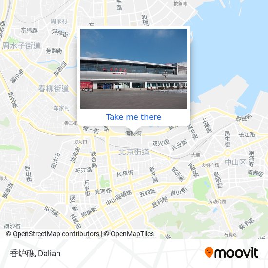 香炉礁 map
