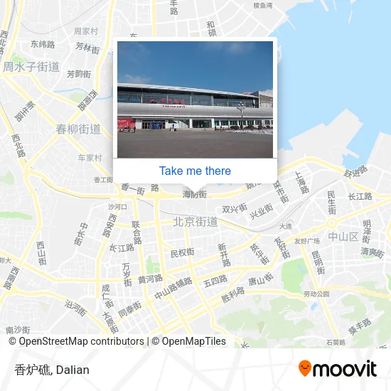 香炉礁 map