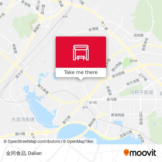 金冈食品 map