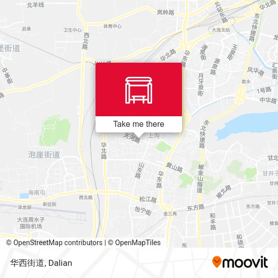 华西街道 map