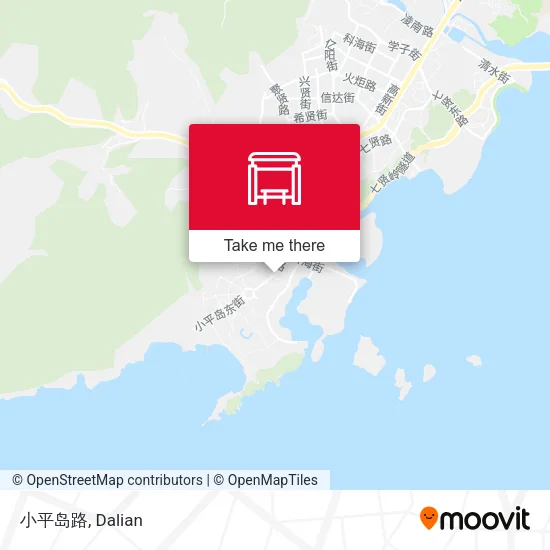 小平岛路 map