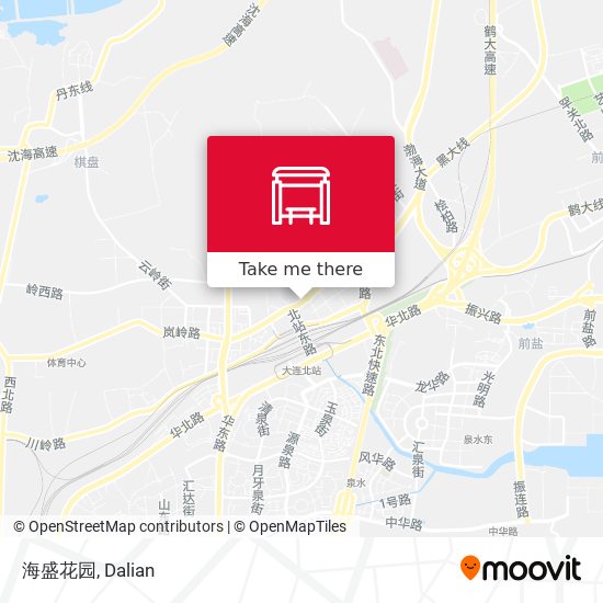 海盛花园 map