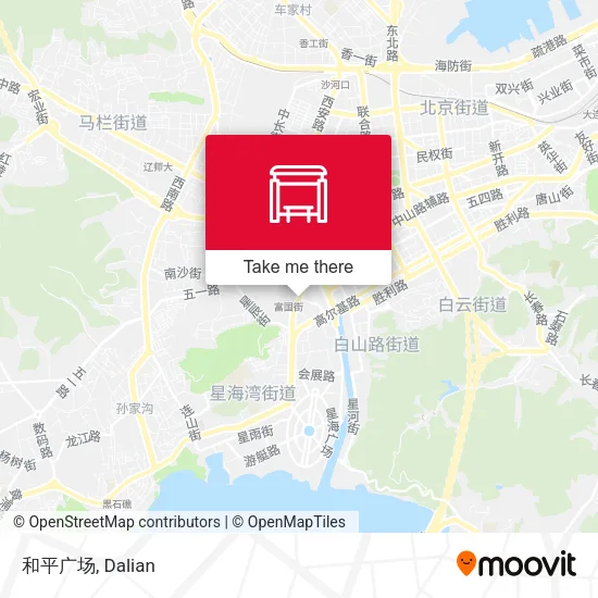 和平广场 map
