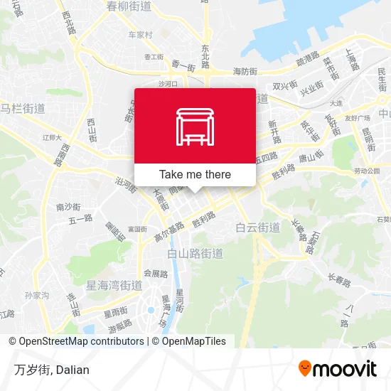 万岁街 map