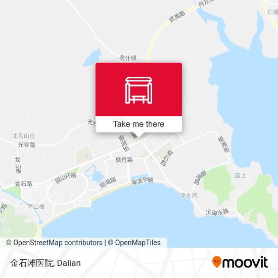 金石滩医院 map