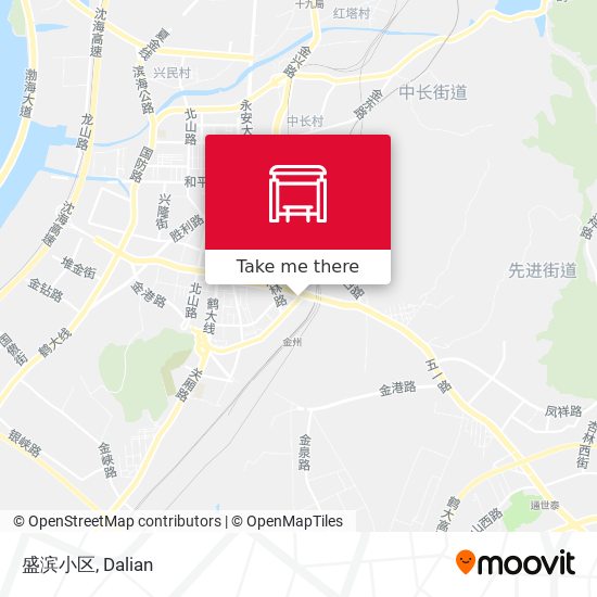 盛滨小区 map
