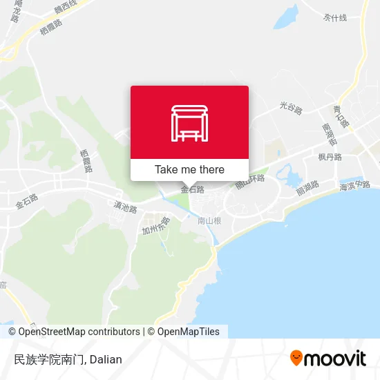 民族学院南门 map