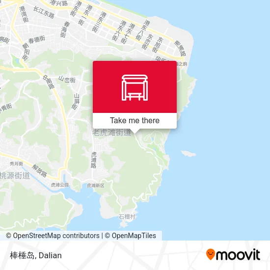 棒棰岛 map