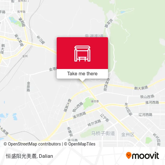 恒盛阳光美麓 map