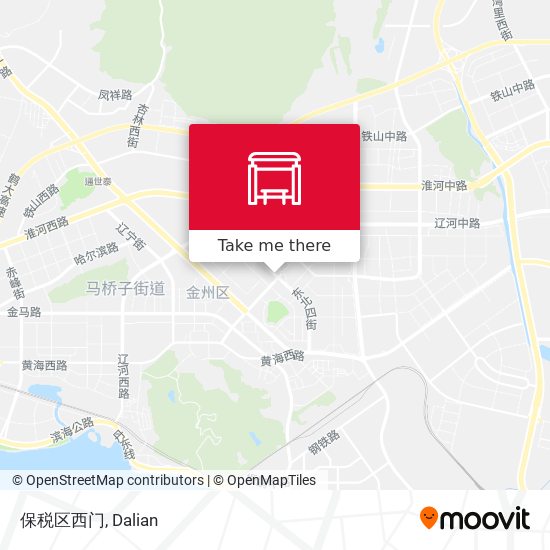 保税区西门 map
