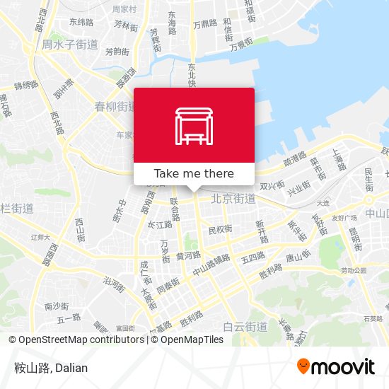 鞍山路 map