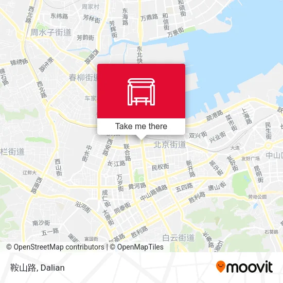鞍山路 map